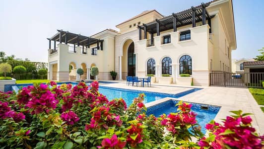 7 Bedroom Villa for Sale in Mohammed Bin Rashid City, Dubai - Brand New Mediterranean Mansion on the Lagoon