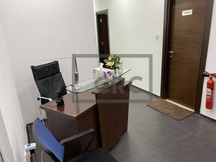 10 Business Bay | Furnished Office | Pantry Inside