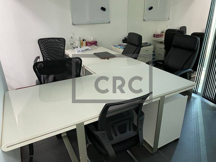 18 Business Bay | Furnished Office | Pantry Inside