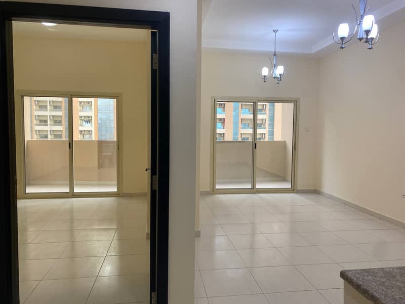 Open View American Kitchen Spacious Flat for Rent in Lilies tower 16000 with parking