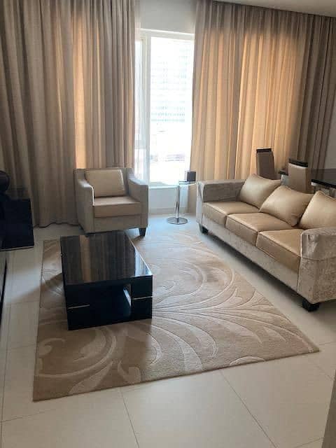 Spacious Furnished 1 Bedroom + Hall  For Rent In Damac Maison Canal Views  Business Bay