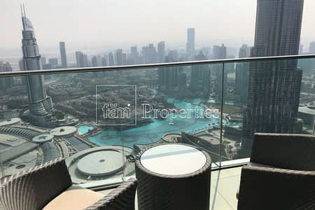 4 Bedroom Hotel Apartment for Rent in Downtown Dubai, Dubai - Penthouse|High Floor|Burj khalifa&fountain View