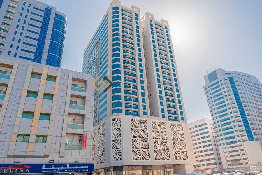 شقة في برج ريتال وريناد شارع الشيخ خليفة بن زايد 2 غرف 43000 درهم - 5382722