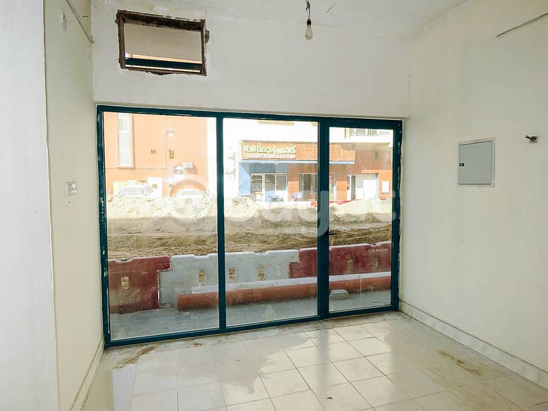 Shop for Rent in Muwaileh - A special offer with two months free and the price of 12000 AED   YERLY