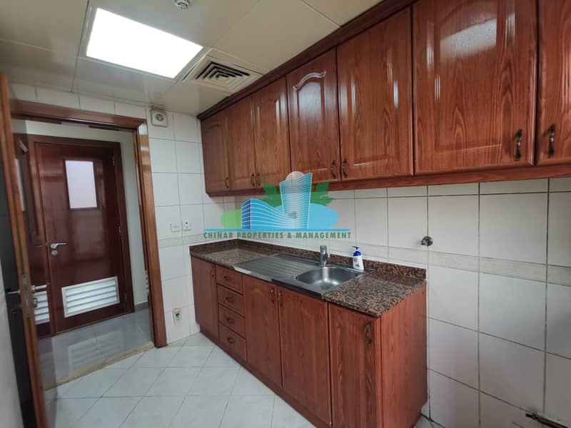1BHK in Low Price Spacious Hall Balcony AED 38k
