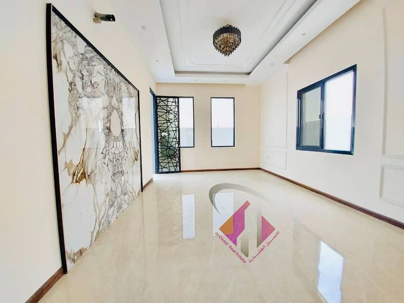 For sale villa in Ajman connected to electricity and water with air conditioners at the price of a snapshot, free ownership for life for all nationali