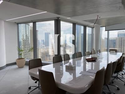 Office for Sale in Al Reem Island, Abu Dhabi - Fully Fitted & Furnished Office | High Floor with Beautiful Views.