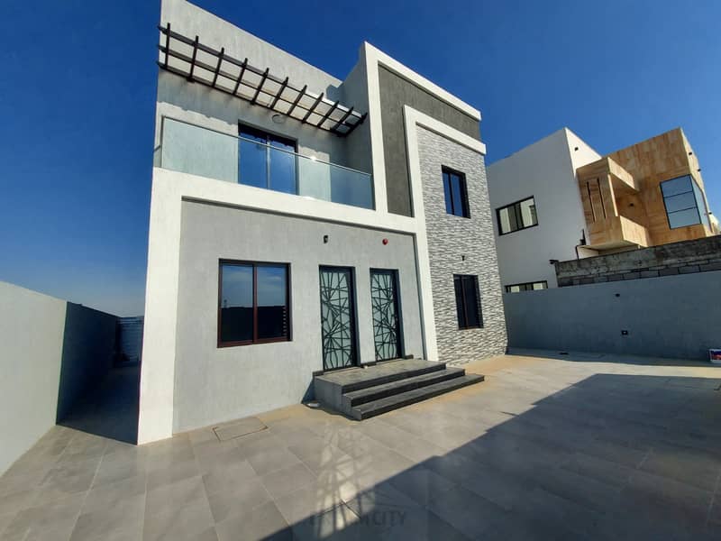 Villa for sale in the Jasmine area, Ajman, on Qar Street, a very excellent location, close to services