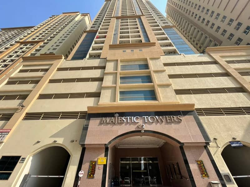 -HOT OFFER- SPACIOUS 1BHK FOR SALE/ MAJESTIC TOWER AJMAN/PRICE: 160,000Aed. -