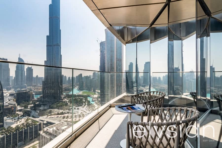 Full Burj Khalifa View | 3 Bedroom | Spacious