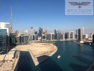 1 Bedroom Flat for Sale in Business Bay, Dubai - High Floor 1 Bedroom Apartment with Burj Khalifa and Canal View