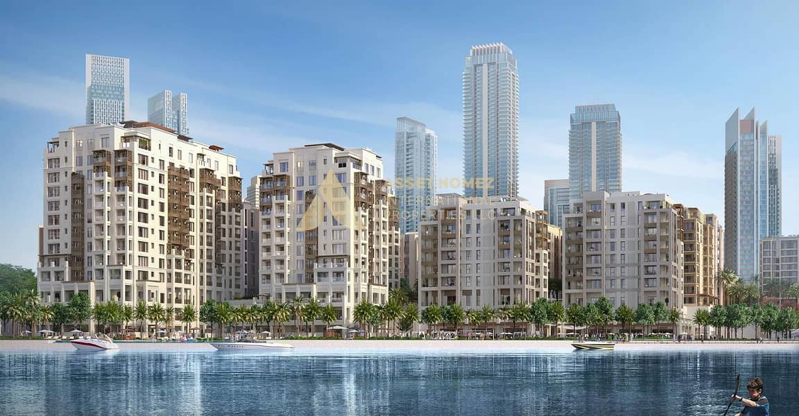 位于迪拜溪港，溪滩日落综合大楼 1 卧室的公寓 1380000 AED - 5617543