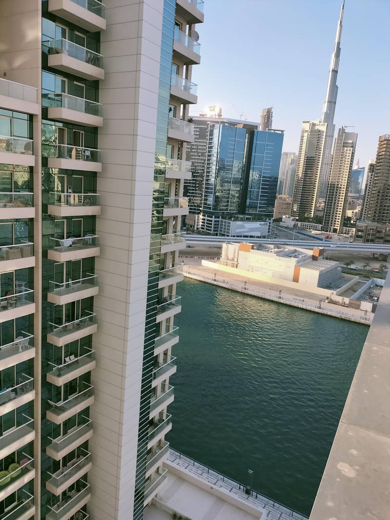 Luxurious |One bedroom | Canal and Burj  Khalifa view