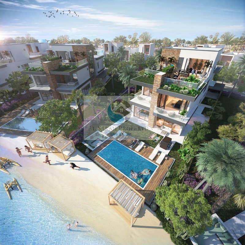 6BR Independent Villa With Full View of Lagoon, Prime Location, 3 Years Payment Plan, Damac Lagoons