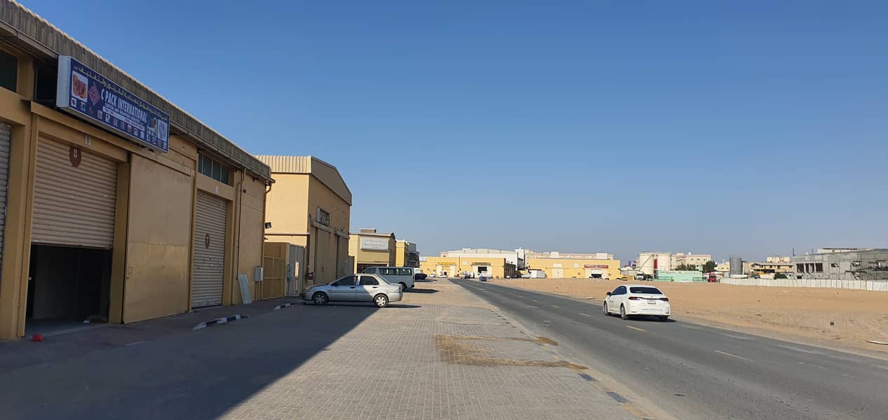 G+1 Industrial Freehold Land on Main Road, Ajman