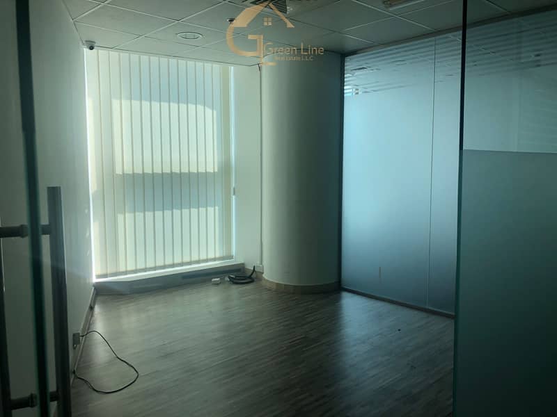 Upgraded Ready Glass Partitioned Fitted Office | Near Metro | DED FZ Lic.