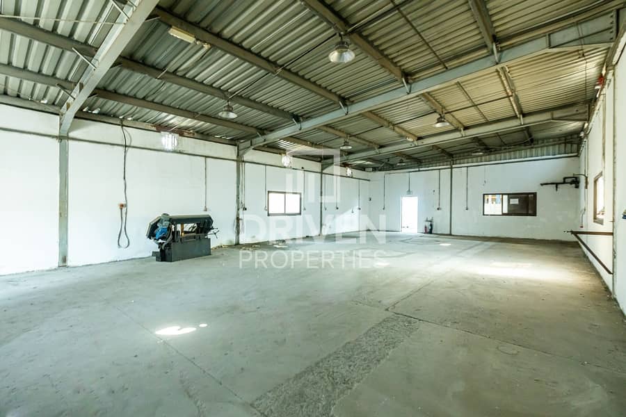 Huge Plot Executive Office and Warehouse