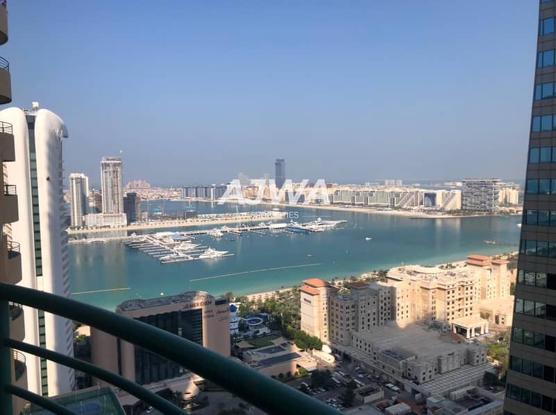 Sea view Higher floor 3BHK  Vacant on Transfer In Dubai Marina