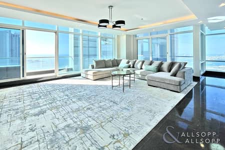 5 Bedroom Penthouse for Sale in Dubai Marina, Dubai - Upgraded | Penthouse | Panoramic Sea View