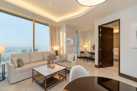 شقة 1 غرفة نوم للايجار في وسط مدينة دبي، دبي - A Large & Luxury Serviced Apartment for Rent