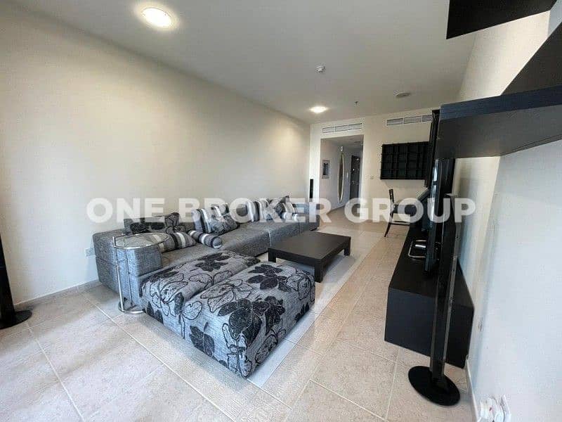 Furnished 2 Bed|High Floor|Partial Sea View