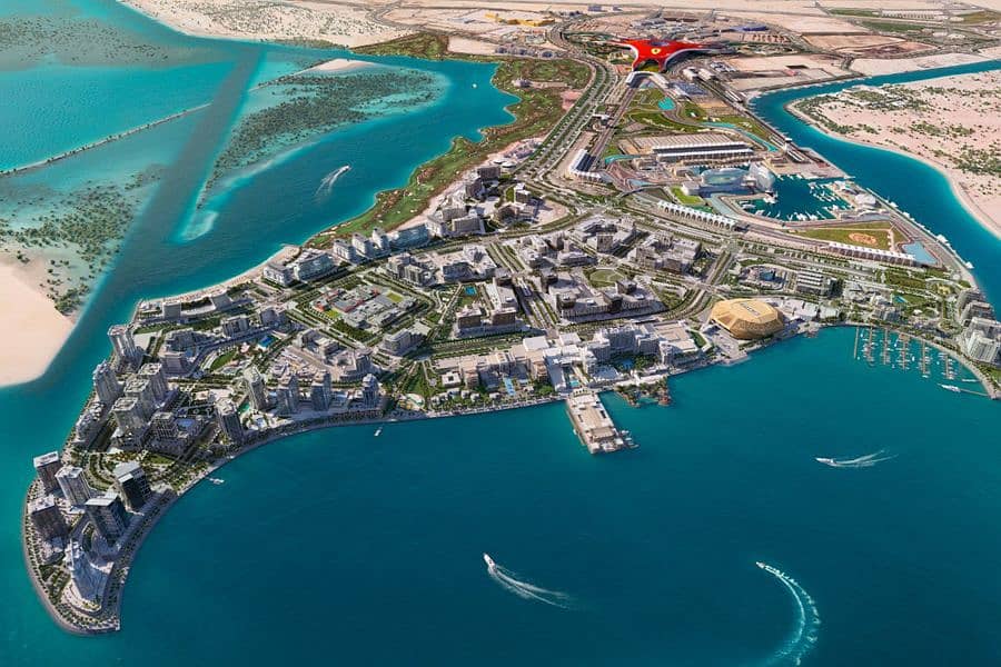 Studio with Canal view in Yas island \ 1% monthly \ Hot offer\ fully furnished\ exclusive unit