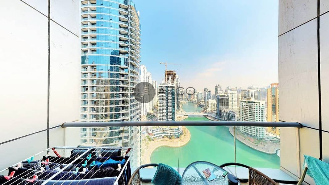 位于迪拜码头，湾区中心，湾区中心（中央大厦） 1 卧室的公寓 1300000 AED - 5648616