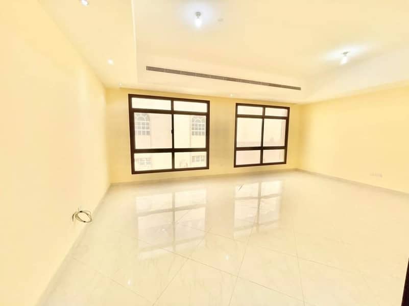 nice three bedroom inside villa in mushrif area four bathroom  all including water and electricity and maintenance