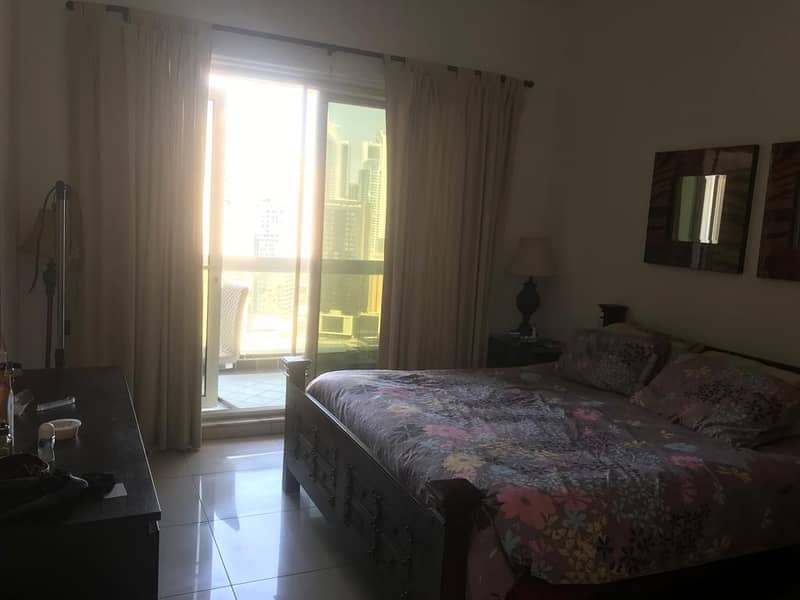 9 Spacious furnished 1 BR with Balcony | Marina view