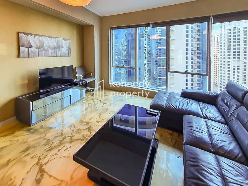 位于迪拜码头，滨海长廊公寓，博波尔大厦 1 卧室的公寓 90000 AED - 5646807