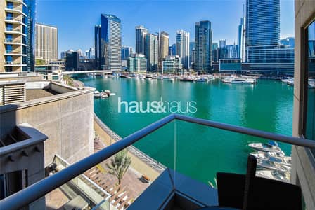 2 Bedroom Apartment for Sale in Dubai Marina, Dubai - Marina View | Balcony | Vacant On Transfer