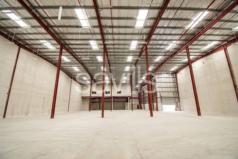 Modern Warehouse| 7.5 M Eaves | 400 KW | Exclusive & No Commission