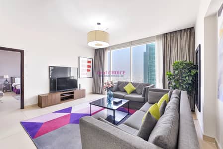 شقة فندقية 1 غرفة نوم للايجار في شارع الشيخ زايد، دبي - شقة فندقية في برج نسيمة شارع الشيخ زايد 1 غرف 150000 درهم - 5649573