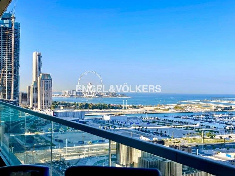 位于迪拜码头，海洋塔楼 1 卧室的公寓 87000 AED - 5651053