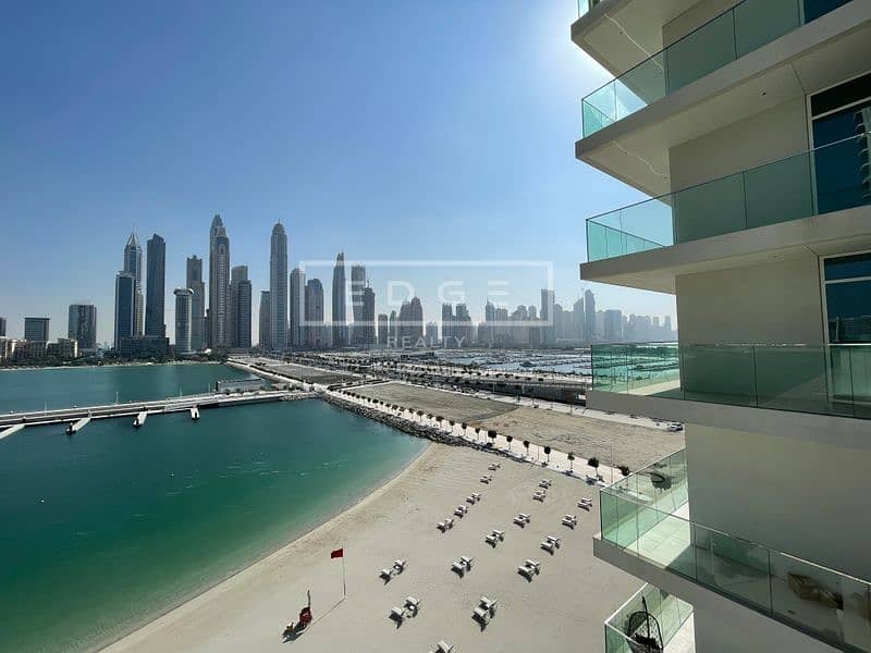位于迪拜港，艾玛尔海滨社区，滨海景观公寓，滨海景观2号大厦 1 卧室的公寓 1900000 AED - 5498472