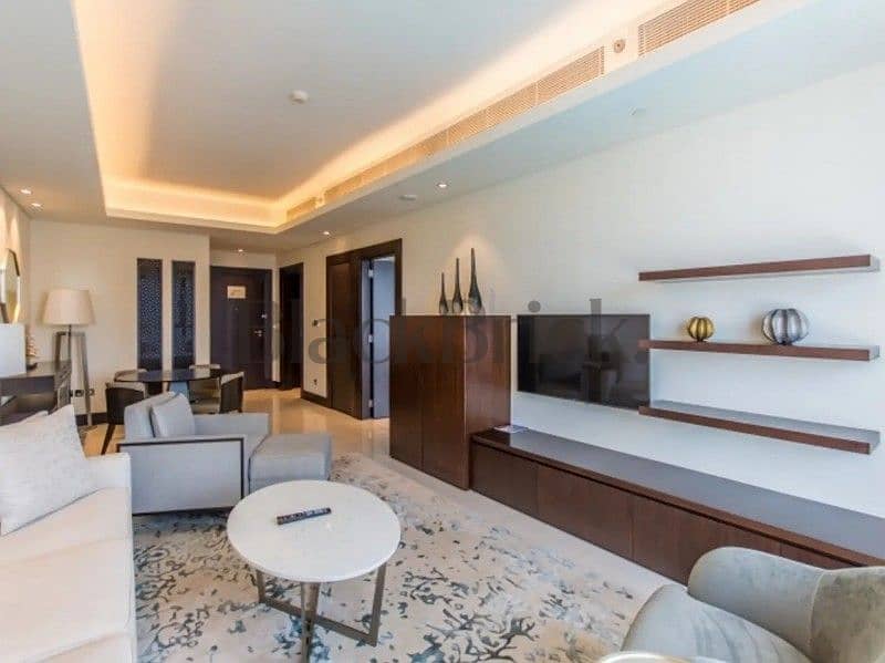 شقة فندقية في فندق العنوان وسط المدينة وسط مدينة دبي 1 غرف 3800000 درهم - 5651791