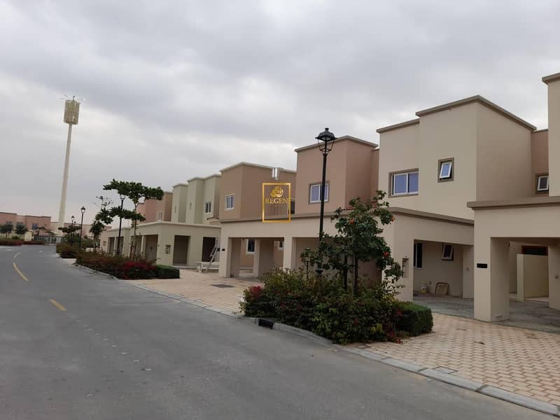 Park Facing - Single Row - Corner - New 4BRH+Maid Townhouse for Rent in Amaranta