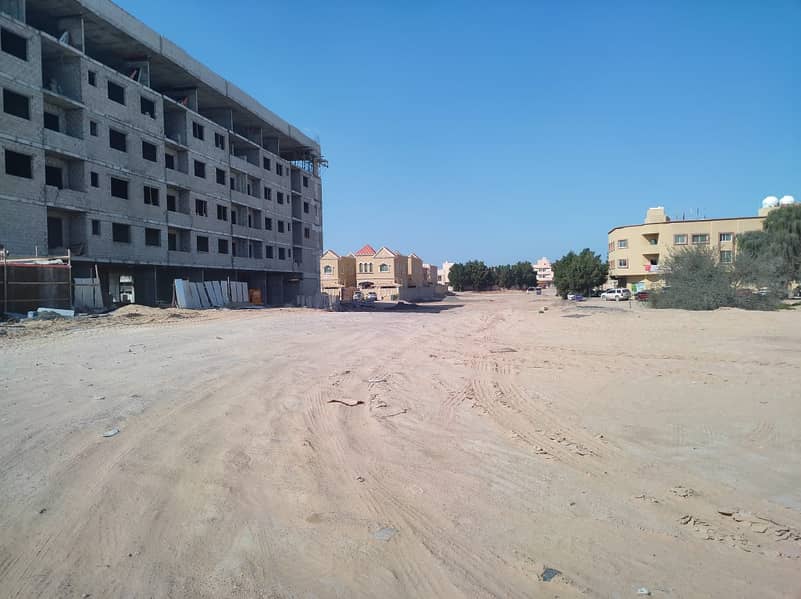 For sale in Ajman commercial land in Al Mowaihat area, opposite the Ajman Academy area, close to Sheikh Mohammed bin Zayed Street