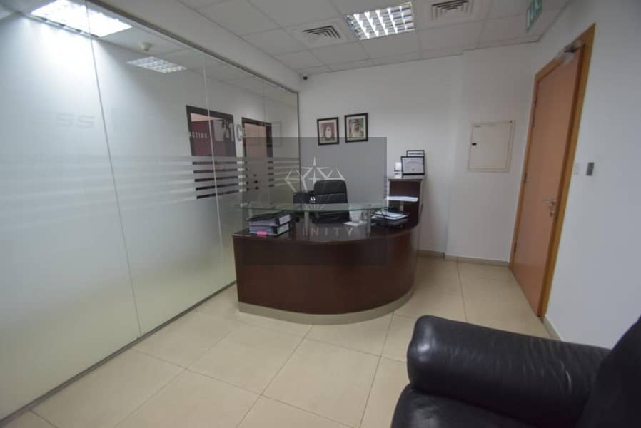 Spacious Fitted & Furnished Office with Beautiful Canal View