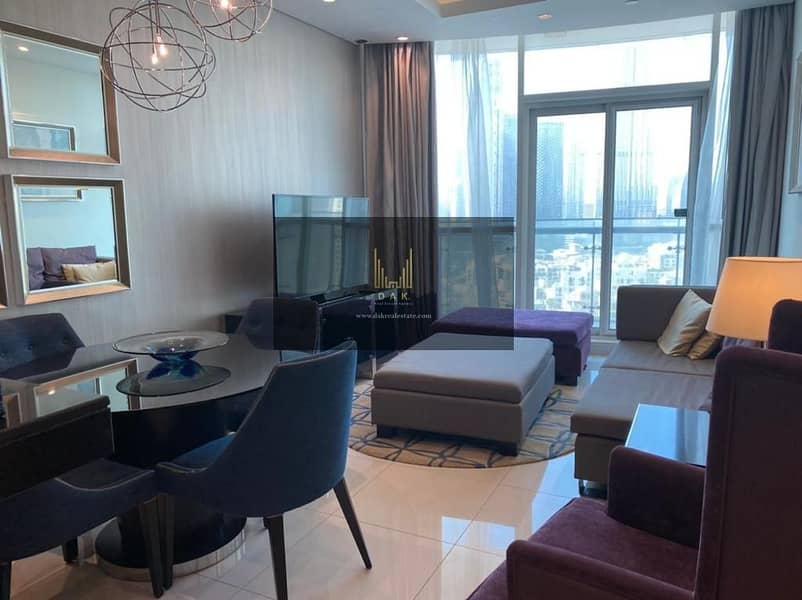 2 Bedroom apartment with stunning Burj Khalifa view | Furnished