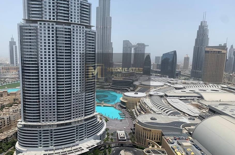 High Floor / Full Burj Khalifa View / Charming 3BR + Maid / Downtown / Boulevard Point