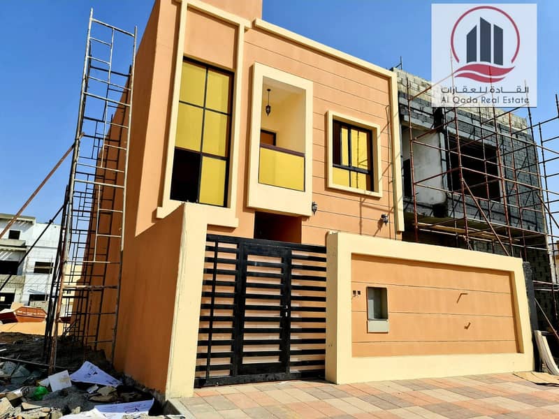 Villa for sale in Ajman, Al Zahia area - close to Sheikh Mohammed bin Zayed Street, two floors, ready for housing
