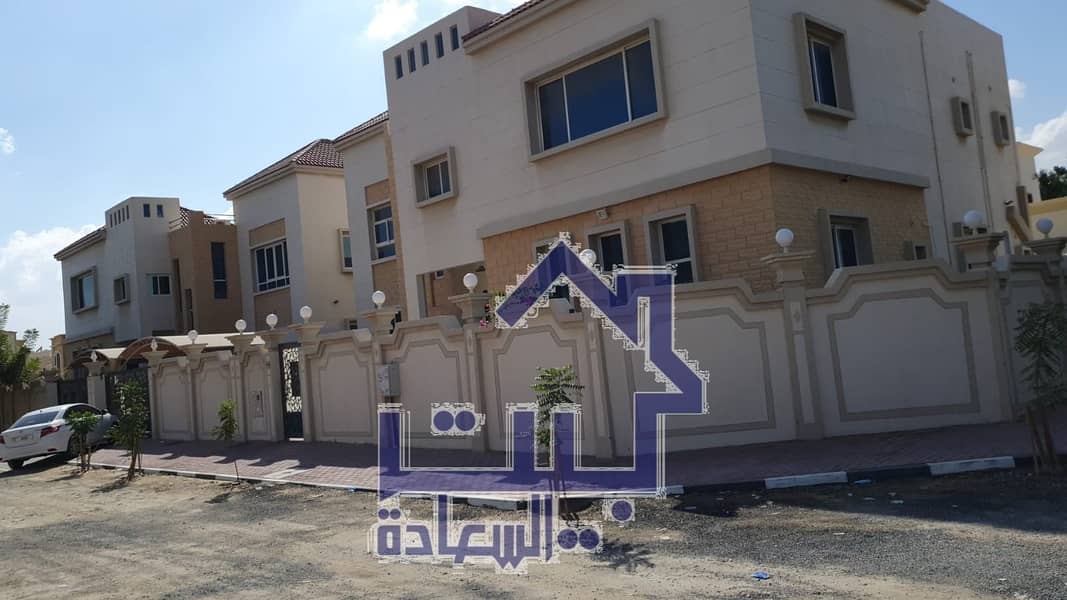 For sale, new villa 7200 feet, central air conditioning, with electricity, personal finishing, fully stone, freehold corner, with the possibility of b