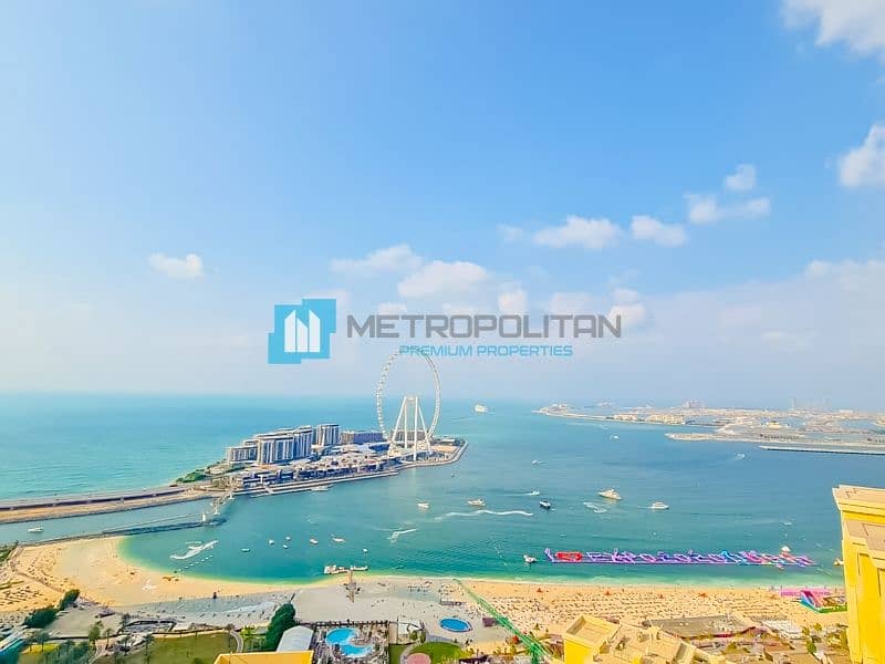 Ain Dubai and Sea View | Unfurnished | Vacant Now