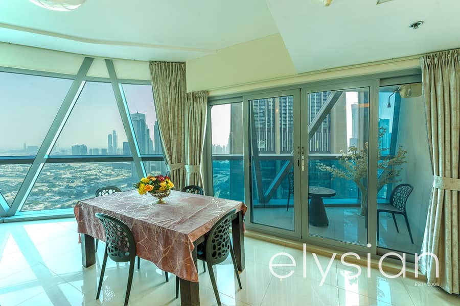 3 Panoramic Views | Furnished 1 Bed | High Floor