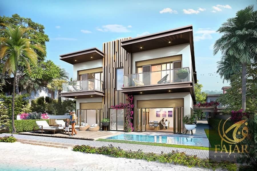 位于大马士革湖住宅，马耳他别墅 4 卧室的别墅 1750000 AED - 5653445