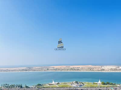 4 Bedroom Apartment for Rent in Corniche Road, Abu Dhabi - Mesmerizing Sea View ! Modern Quality ! Parking