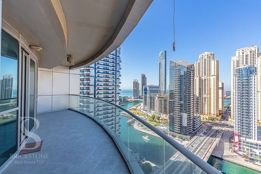 Exclusive | Full Marina view | Luxurious 3BR+ Maid