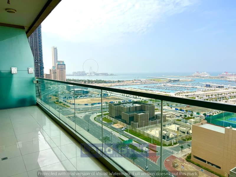 位于迪拜码头，海洋塔楼 1 卧室的公寓 95000 AED - 5658805