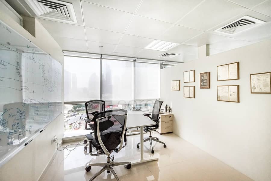 6 Fitted Office with 3 Partitions | Mid Floor